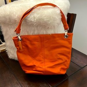 Worthington Orange Leather Purse
